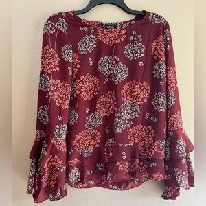 a.n.a Long Sleeve Blouse